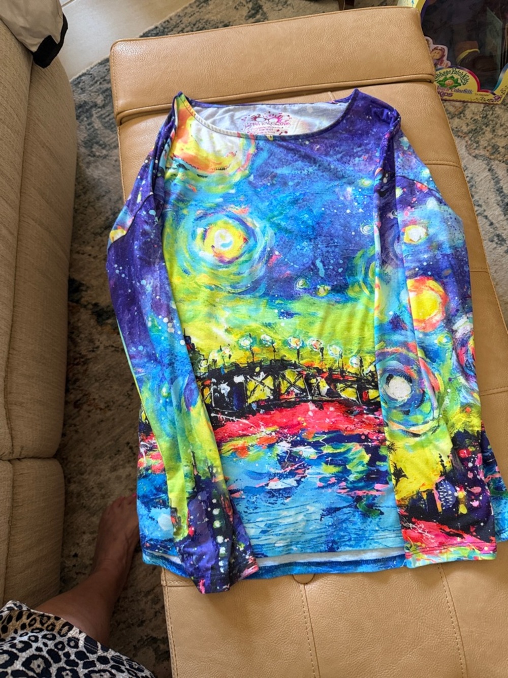 Leoma Lovegrove long sleeves Galaxy Print Women's Top - Vibrant medium